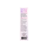 Back view of Cuticle Butter in Box Packaging  with Directions, Warnings, and Ingredients